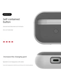 Apple AirPods Pro 2. Nesil için Silikon Koruyucu Kılıf - Turuncu - 5