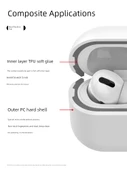 Apple AirPods 3 için Silikon Koruyucu Kılıf - Turuncu thumbnail 3