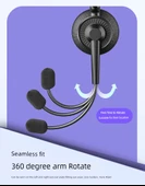 Tek Kulak 3.5mm/4-Pin Tek Girişli Bilgisayar/Telefon Kulaklığı - 10