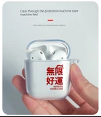 AirPods 1/2 Nesil Şeffaf TPU Kılıf - Para Önemli - 10