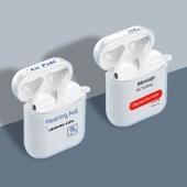 AirPods 1/2 Nesil Şeffaf TPU Kılıf - Para Önemli - 6