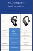 Kemik İletimli Bluetooth 5.3 Kulaklık - Siyah - Dijital Ekran + Şarj Başlığı - 10