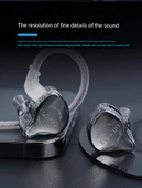 KZ EDC PRO HIFI Kulaklık - Mikrofonsuz - Gümüş Kaplama Kablolu + AM01 DAC - 5