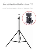 Projektör Raf Braketi 50cm Demir Tripod - Montaj ve Telefon Tutuculu - 5