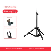 Projektör Raf Braketi 50cm Demir Tripod - Montaj ve Telefon Tutuculu - 1