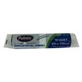 Polmix Jumbo Boy Siyah Çöp Torbası 80x110Cm 500G 62Mik 90Lt 10lu - 2