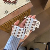 Deri AirPods Kılıfı - İngiliz Domates Kolye Ucu - Apple AirPods Pro - 3