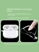 Xiaomi Buds 5 Pro Kılıf - Şeffaf Telefon Uyuyan Kedi Desenli ve Askılı thumbnail 5