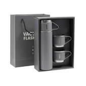 Elegance Termos Seti: 500ml Termos & 3 Bardak, Şık Karton Ambalaj - 3