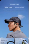 Bluetooth 5.4 Kulak Kancalı Kulaklık - Upgrade Skin - Çift Çekirdek, Hafızalı Elastik Yumuşak Kulak Askısı, Çift Marka Gürültü Azaltma - 10