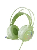 Gaming Kulaklık - Sütlü Çay Rengi - Uzun Mikrofon - Matsız - Tek Giriş - 5