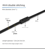 Kulaklık Uzatma Kablosu - 2244 Çift Paralel Hat 2m - 8