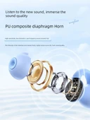 Kemik İletimli Bluetooth 5.3 Kulaklık - Açık Mavi thumbnail 4