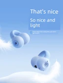 Kemik İletimli Bluetooth 5.3 Kulaklık - Açık Mavi thumbnail 2