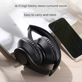 Bluetooth 5.0 Kulaklık - Mikrofonlu, Büyük Boy - Rose Gold thumbnail 8