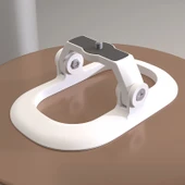 Masaüstü Projektör Pan Tilt Standı - Beyaz - 1