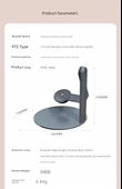 Masaüstü Projektör Pan Tilt Standı - Beyaz - 8