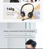 Çift Kulaklıklı Kablolu Kulaklık - USB Girişli - 9