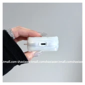 Apple AirPods 4 için Silikon Koruyucu Kılıf - Tek Kabuk + Büyük Kaz Kolye - 11