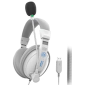Profesyonel 3.5mm Beyaz Kulaklık - Elektrik Sesi D3000 - 4