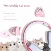 Kedi Kulaklıklı Silikon Aksesuar - Mavi Pro (3.5-4.5cm) - 8
