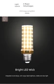 E27 LED Mısır Ampul - 24W - Üç Renkli Işık - 9