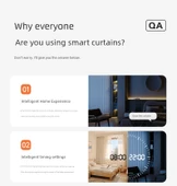 Akıllı Elektrikli Perde Motoru - Ray Tek Açılım, Uzaktan Kumandalı, 3600mAh thumbnail 9