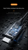 3.5mm Çift Başlıklı Mikrofon Kablosu - Telefon Modeli (Yaylı) - 11