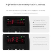 4G Akıllı Dijital Ekranlı Sıcaklık Kontrol Cihazı - Mıknatıslı Problu (-7 - 50 Derece) - 4