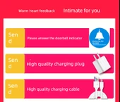 Akıllı Kablosuz Şarjlı Kapı Zili - Siyah - 3 Verici 2 Alıcı thumbnail 6