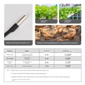XT Sıcaklık Kontrol Cihazı - Tek Prob Paslanmaz Çelik Başlıklı 2M (Buzdolabı için) - 6