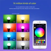 Akıllı LED Ampul E27 9W - WiFi Ses Kontrolü - Homekit Uyumlu - 7