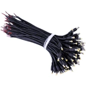 DC Güç Kaynağı Erkek Konnektör - 12V 5.5x2.1mm - 0.75mm² Bakır Kablo - 30cm - 6