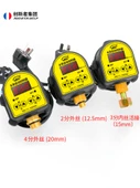 Dijital Ekranlı 220V Basınç Şalteri - 2 Nokta Dişli, Fişli 0-10KG - 3