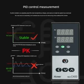 REX-C400 Proje Fonu Evrensel Giriş Katı Hal Çıkışlı Sıcaklık Kontrol Cihazı - 3