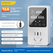 Dijital Ekranlı Sıcaklık Kontrol Cihazı - 16A Geniş Fiş - Su Sıcaklık Probu 2m - 1