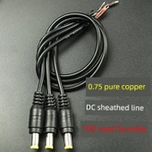 DC Güç Kaynağı Dişi Konnektör - 12V 5.5x2.1mm - 0.75mm² Bakır Kablo - 30cm - 2