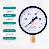 Y100 Basınç Ölçer - Y-100 (0-1.0mpa) 10kg - 1