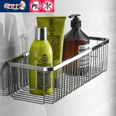 304 Paslanmaz Çelik Aynalı Köşe Banyo Rafı - Deliksiz/Delikli - 26 cm - 3