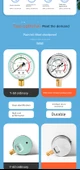 Su Basınç Ölçer 0-10kg 4 Min İç Dişli Direkt Tip - 9
