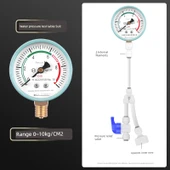 Su Basınç Ölçer 0-10kg 4 Min İç Dişli Basınç Tahliye Valfli - 1