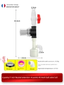 Otomatik Giriş Şamandıra Vanası - 6 Nokta/1 inç Nötr Uzatma + 6 Nokta 40 Mesh Küresel Vana Seti thumbnail 1