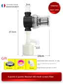 Otomatik Giriş Şamandıra Vanası - DN15 4/6 Nokta + 4 Nokta 80 Mesh Ekran Filtresi - 1