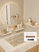 Deliksiz Banyo Rafı - Zarif Gri 60cm - Alüminyum - 2