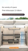 Lavabo Altı Düzenleyici - Siyah - Çift Katlı - 4 Tabak, 4 File Sepet - 10
