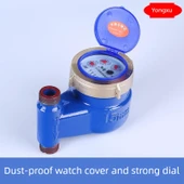 Dikey Su Sayacı DN20 6 Nokta Üst Bakır Kapak Bakır Rakor Takviyeli Plaka thumbnail 3