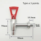 Elektrikli Su Isıtıcı Musluk - Tip a 3 Noktalı (Parlak Paslanmaz Çelik) thumbnail 1