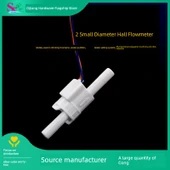 Su Akış Ölçer - Beyaz TM02 Büyük Delik 0.3-4L/Dak (2 Nokta) 2.5mm Giriş Çapı - 2