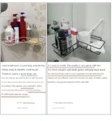 Deliksiz Mutfak Banyo Rafı - Beyaz Üçgen - Güçlü Yapıştırıcı - 2'li Paket - 9