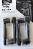 5D NEW WHITE Oral B Uyumlu BAMBOO CHARCHOAL  Döner Başlık - 6